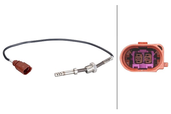 Hella Sensor, Abgastemperatur [Hersteller-Nr. 6PT010376-221] für Seat, Skoda, VW