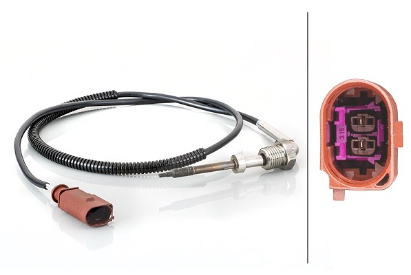 Hella Sensor, Abgastemperatur [Hersteller-Nr. 6PT014494-631] für VW