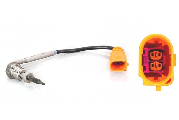 Hella Sensor, Abgastemperatur [Hersteller-Nr. 6PT014494-851] für Audi, VW