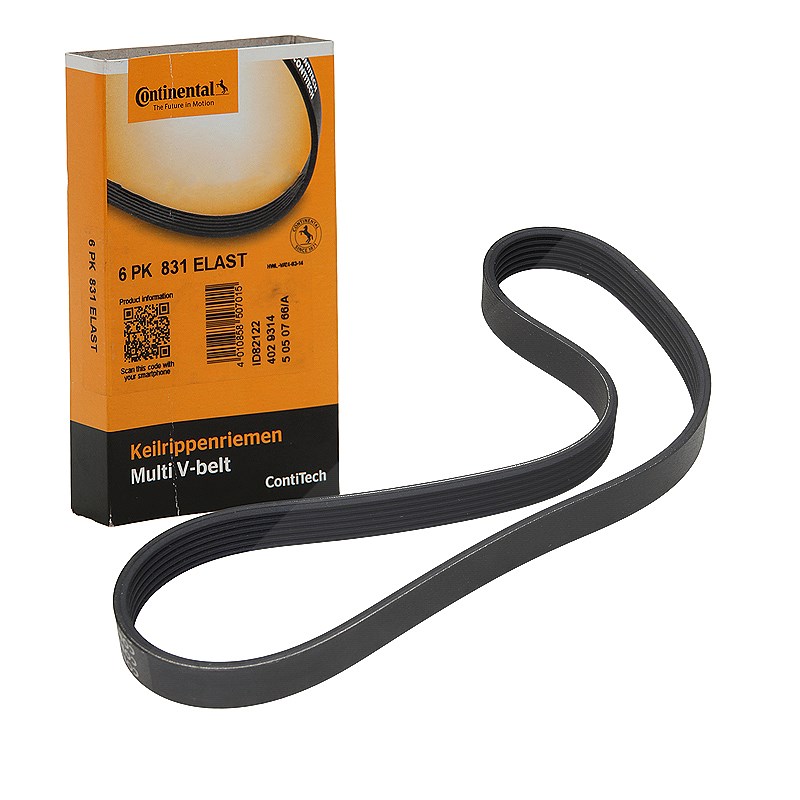 Continental Ctam Keilrippenriemen [Hersteller-Nr. 6PK831ELAST] für Ford