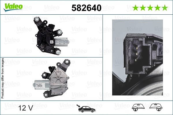Valeo Wischermotor [Hersteller-Nr. 582640] für Dacia, Nissan