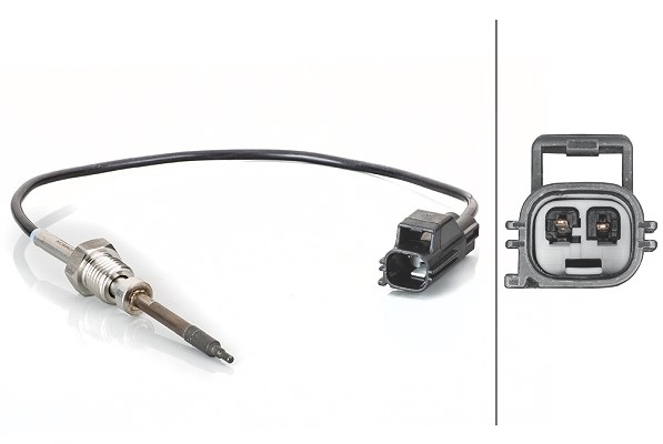 Hella Sensor, Abgastemperatur [Hersteller-Nr. 6PT014495-011] für Volvo