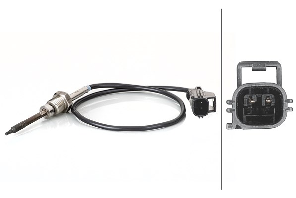 Hella Sensor, Abgastemperatur [Hersteller-Nr. 6PT014494-451] für Volvo