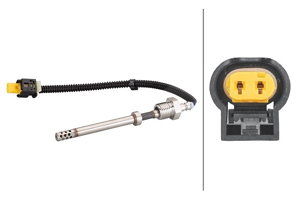 Hella Sensor, Abgastemperatur [Hersteller-Nr. 6PT010376-141] für Mercedes-Benz