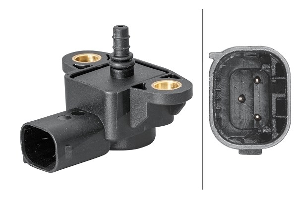 Hella Sensor, Ladedruck [Hersteller-Nr. 6PP358152-061] für Mercedes-Benz, Maybach