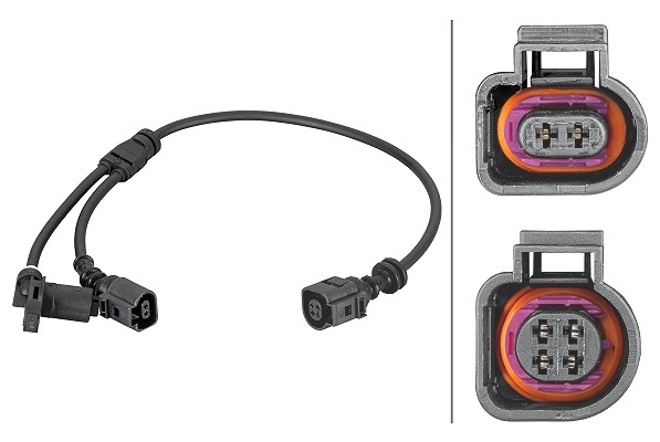 Hella Sensor, Raddrehzahl [Hersteller-Nr. 6PU012806-661] für Ford, VW, Seat