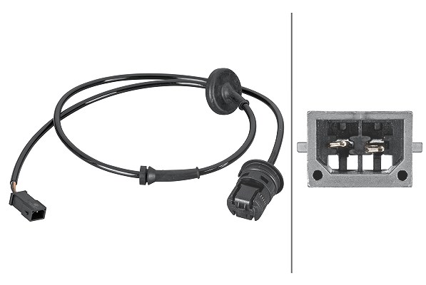 Hella Sensor, Raddrehzahl [Hersteller-Nr. 6PU012806-901] für VW, Skoda