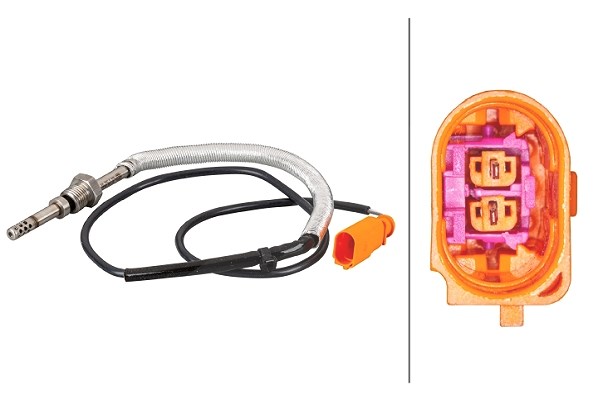 Hella Sensor, Abgastemperatur [Hersteller-Nr. 6PT010376-211] für VW, Seat