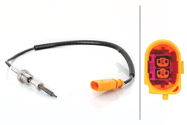 Hella Sensor, Abgastemperatur [Hersteller-Nr. 6PT014495-001] für VW
