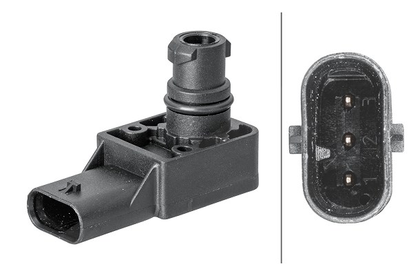 Hella Sensor, Ladedruck [Hersteller-Nr. 6PP358152-111] für Fiat, Lancia