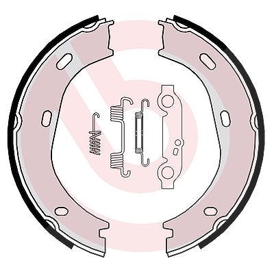 Brembo Bremsbackensatz, Feststellbremse [Hersteller-Nr. S50501] für Mercedes-Benz