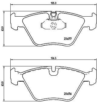 Brembo Bremsbeläge vorne (Satz) [Hersteller-Nr. P06022] für BMW
