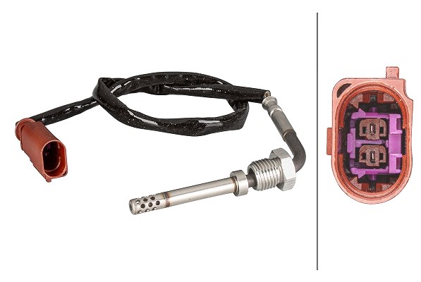 Hella Sensor, Abgastemperatur [Hersteller-Nr. 6PT010376-171] für VW, Skoda, Seat, Audi