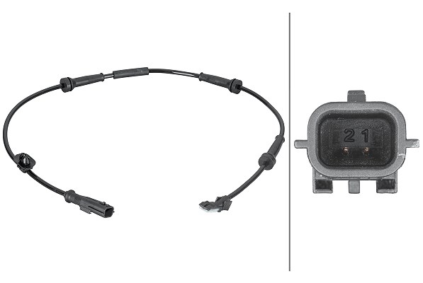 Hella Sensor, Raddrehzahl [Hersteller-Nr. 6PU012806-681] für Renault