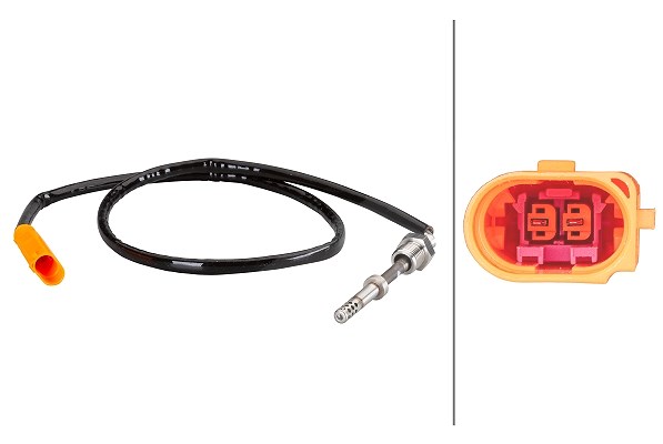 Hella Sensor, Abgastemperatur [Hersteller-Nr. 6PT010376-101] für Skoda, Seat, Audi, VW