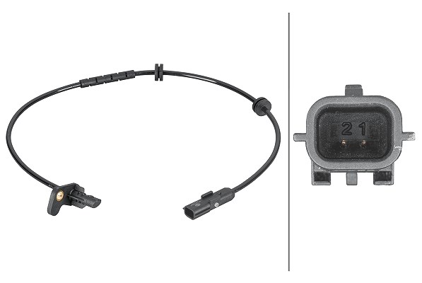 Hella Sensor, Raddrehzahl [Hersteller-Nr. 6PU012806-871] für Renault