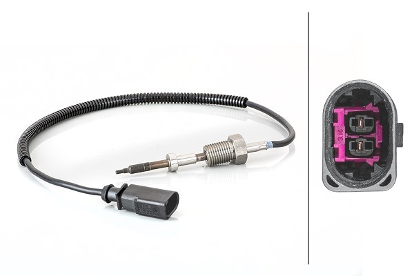 Hella Sensor, Abgastemperatur [Hersteller-Nr. 6PT014494-711] für VW