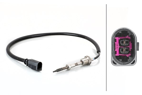 Hella Sensor, Abgastemperatur [Hersteller-Nr. 6PT014494-591] für Audi