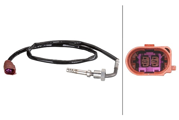 Hella Sensor, Abgastemperatur [Hersteller-Nr. 6PT010376-111] für Audi, Skoda, Seat, VW