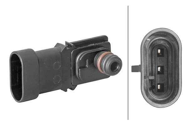 Hella Sensor, Saugrohrdruck [Hersteller-Nr. 6PP009400-281] für Nissan, Vauxhall, Dacia, Opel, Renault, Lada
