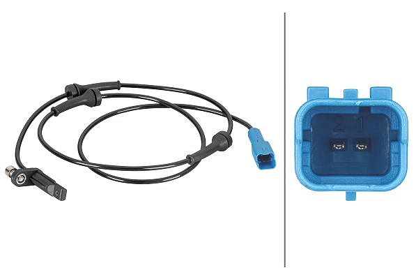 Hella Sensor, Raddrehzahl [Hersteller-Nr. 6PU012806-701] für Peugeot
