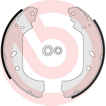 Brembo Bremsbackensatz [Hersteller-Nr. S23517] für Citroën, Lancia, Peugeot, Fiat