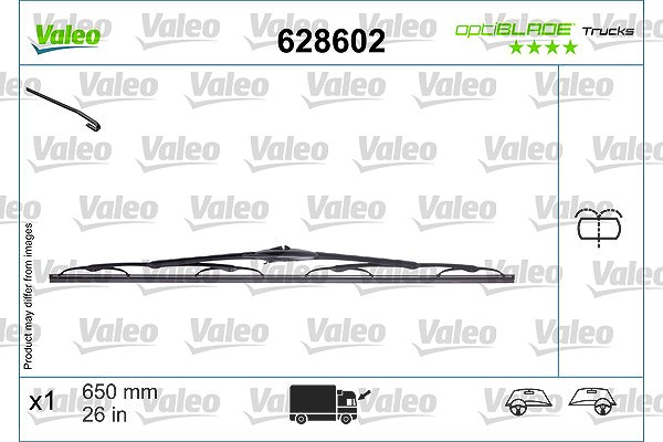 Valeo Wischblatt [Hersteller-Nr. 628602] für Opel, Renault, Nissan