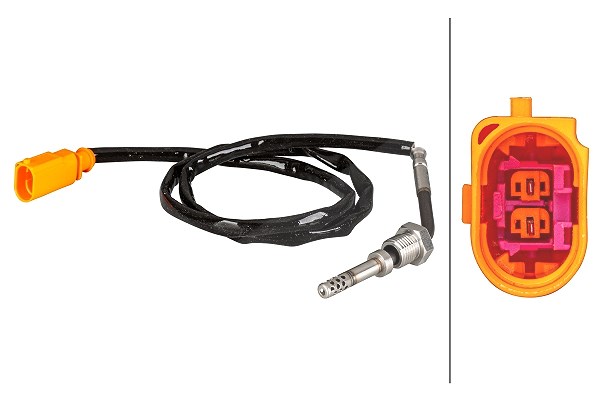 Hella Sensor, Abgastemperatur [Hersteller-Nr. 6PT010376-181] für Seat, Skoda, VW, Audi