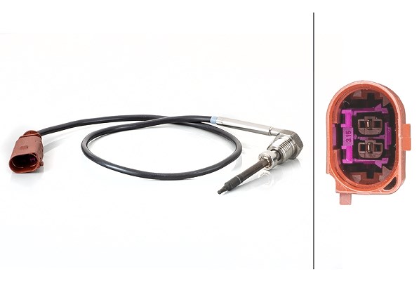 Hella Sensor, Abgastemperatur [Hersteller-Nr. 6PT014494-691] für Audi, VW