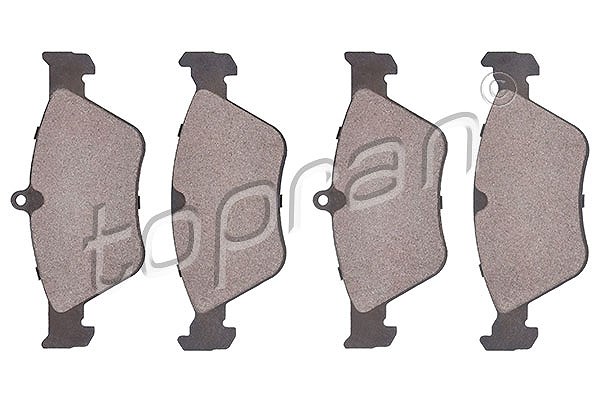Topran Bremsbelagsatz, Scheibenbremse [Hersteller-Nr. 202462] für Opel, Vauxhall