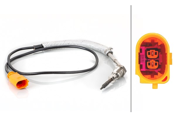 Hella Sensor, Abgastemperatur [Hersteller-Nr. 6PT014495-071] für VW, Seat, Skoda