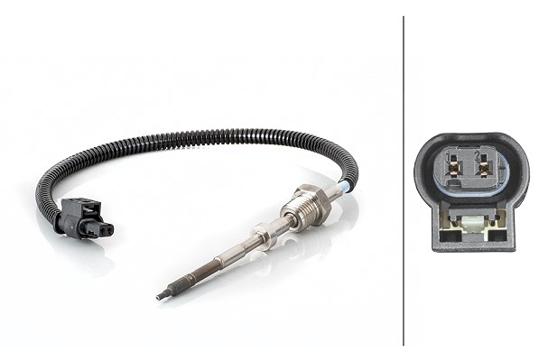 Hella Sensor, Abgastemperatur [Hersteller-Nr. 6PT014494-521] für Smart, Mercedes-Benz