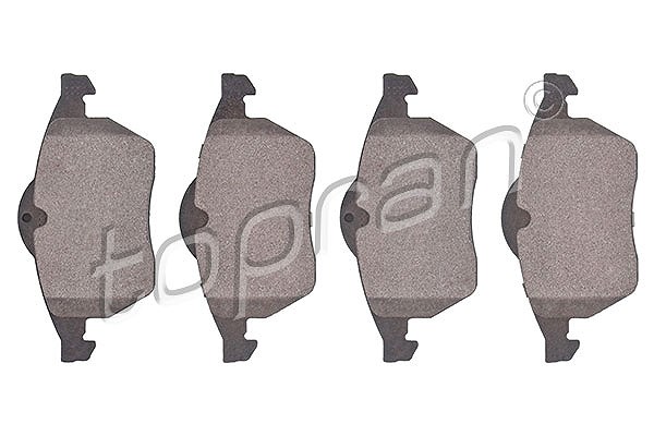 Topran Bremsbelagsatz, Scheibenbremse [Hersteller-Nr. 205097] für Vauxhall, Opel