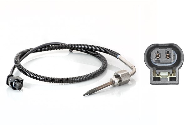 Hella Sensor, Abgastemperatur [Hersteller-Nr. 6PT014494-741] für Mercedes-Benz