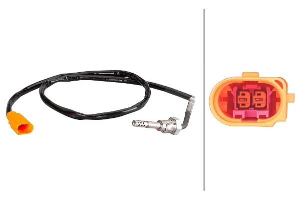 Hella Sensor, Abgastemperatur [Hersteller-Nr. 6PT010376-261] für Seat, VW, Skoda