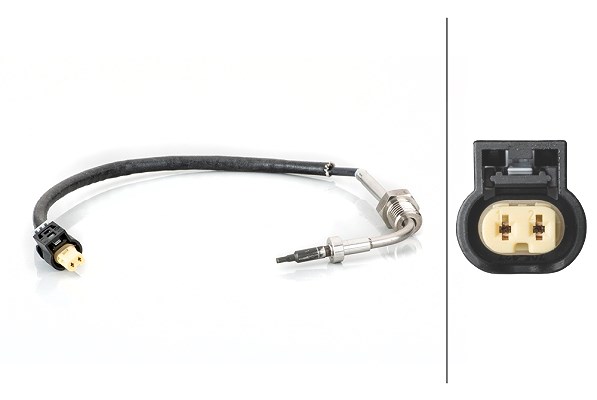 Hella Sensor, Abgastemperatur [Hersteller-Nr. 6PT014495-021] für Mercedes-Benz, Smart