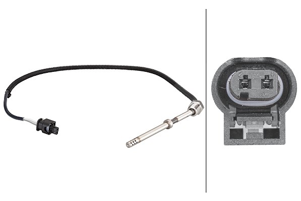 Hella Sensor, Abgastemperatur [Hersteller-Nr. 6PT010376-121] für Mercedes-Benz, Smart
