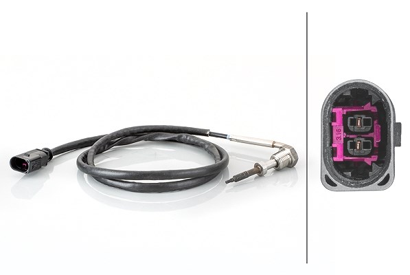 Hella Sensor, Abgastemperatur [Hersteller-Nr. 6PT014494-671] für VW