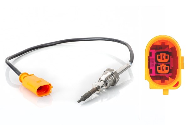 Hella Sensor, Abgastemperatur [Hersteller-Nr. 6PT014494-791] für VW