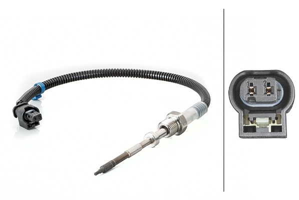 Hella Sensor, Abgastemperatur [Hersteller-Nr. 6PT014494-501] für Mercedes-Benz, Smart