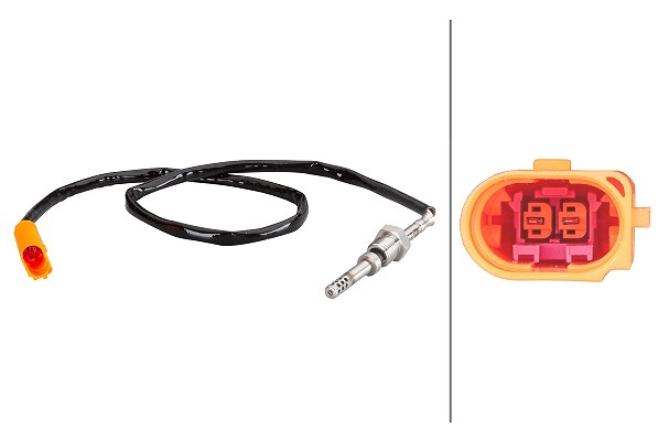 Hella Sensor, Abgastemperatur [Hersteller-Nr. 6PT010376-251] für VW