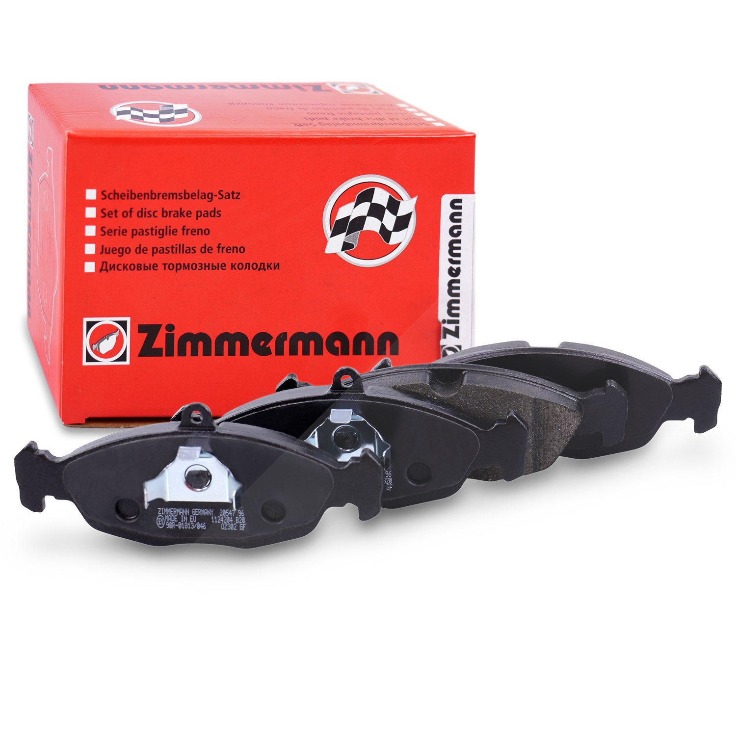 Zimmermann Bremsbelagsatz Vorderachse [Hersteller-Nr. 20547.170.1] für Audi, Chevrolet, Opel, Daewoo, Vauxhall