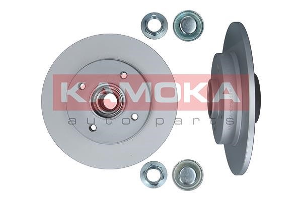 Kamoka Bremsscheibe mit Radlager mit ABS-Ring Hinterachse [Hersteller-Nr. 103136] für Ds, Peugeot, Citroën
