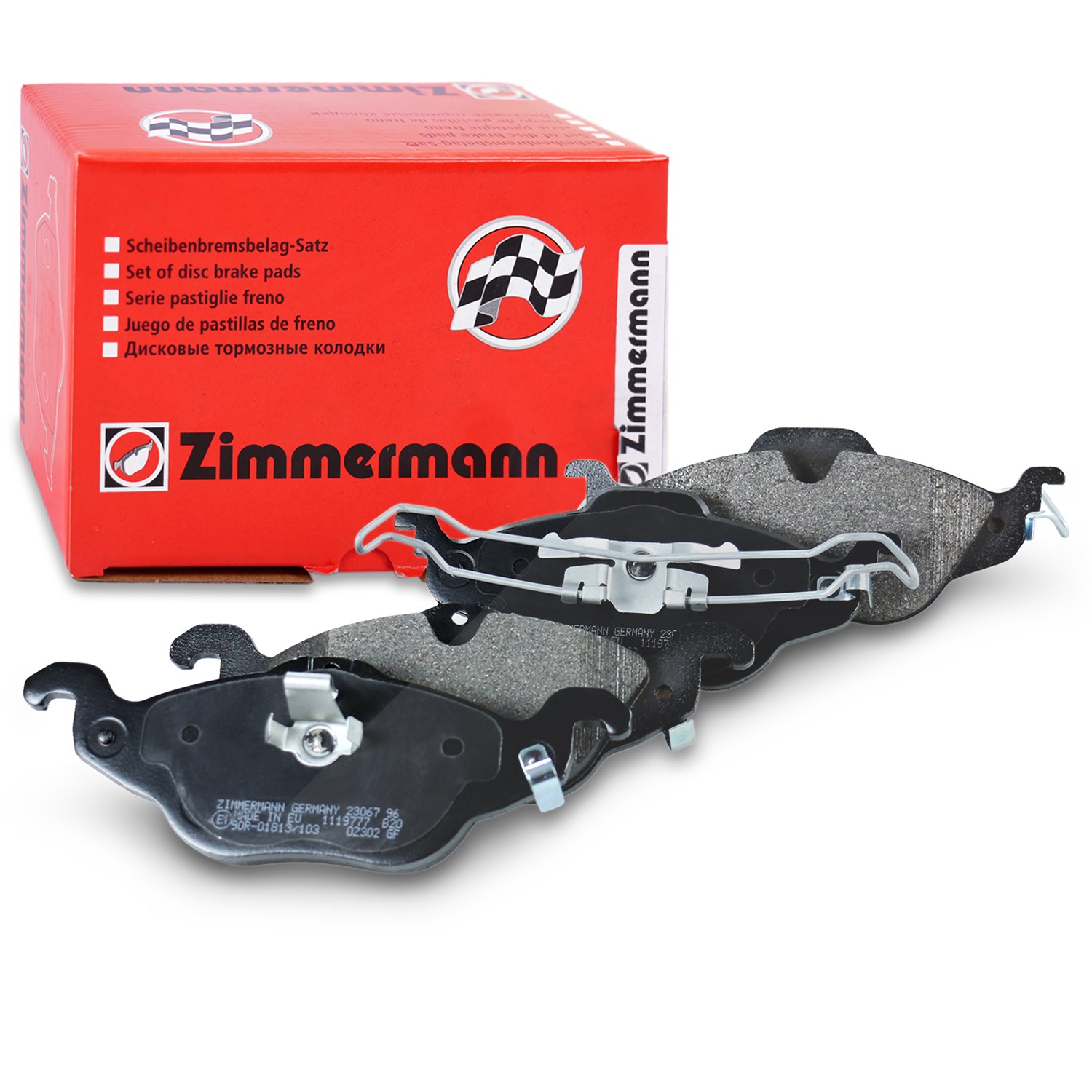 Zimmermann Bremsbelagsatz Vorderachse [Hersteller-Nr. 23063.173.1] für Vauxhall, Opel