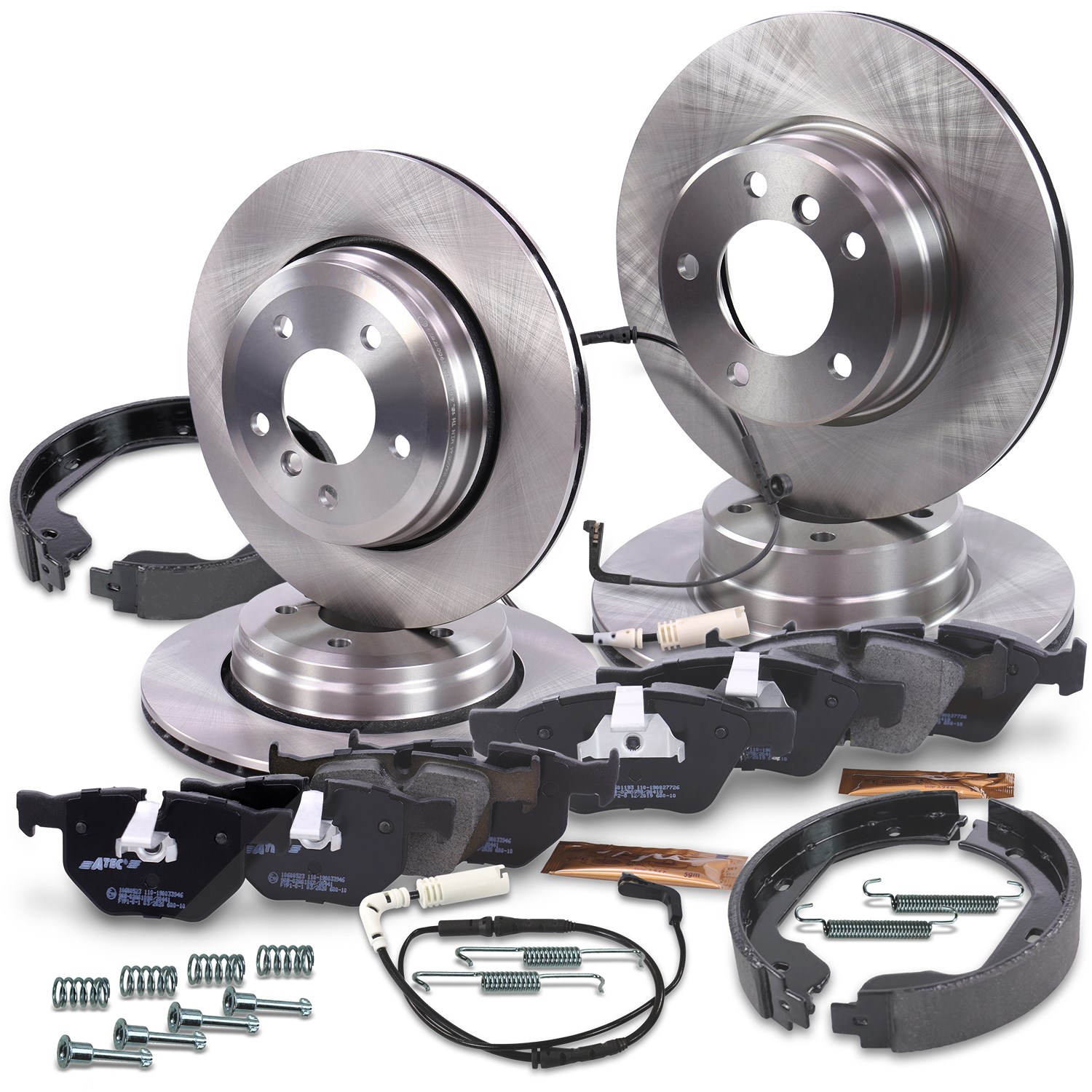 Bestprice Komplettset Bremsscheiben+Bremsbeläge Vorne+Hinten [Hersteller-Nr. 10603999] für BMW
