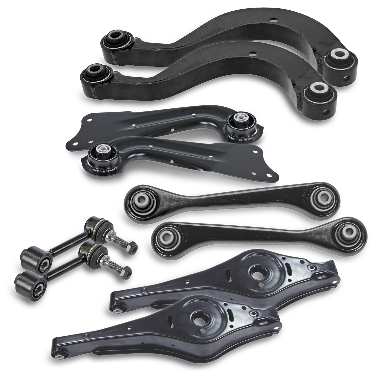 Bestprice Querlenker-Satz 10-tlg. hinten [Hersteller-Nr. 40379240] für Audi, VW, Skoda, Seat