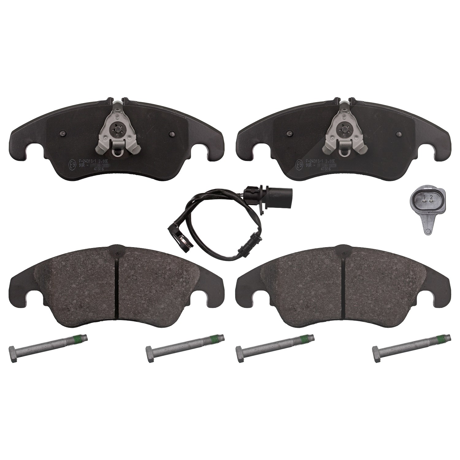 Swag Bremsbelagsatz, Scheibenbremse [Hersteller-Nr. 30116021] für Audi