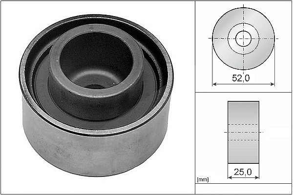 Schaeffler Ina Umlenk-/Führungsrolle, Zahnriemen [Hersteller-Nr. 532006820] für Mazda, Kia