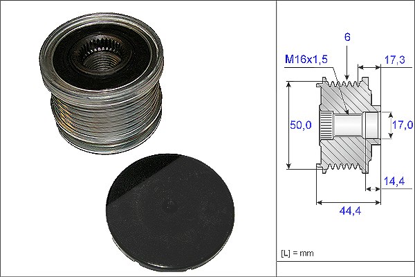 Schaeffler Ina Generatorfreilauf [Hersteller-Nr. 535014810] für Renault, Nissan