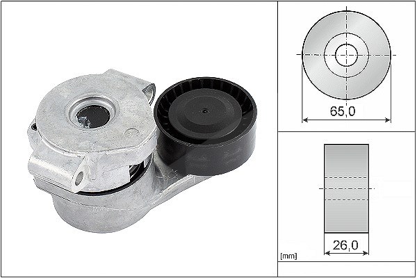 Schaeffler Ina Spannarm, Keilrippenriemen [Hersteller-Nr. 534030810] für Fiat, Citroën, Peugeot, Ford